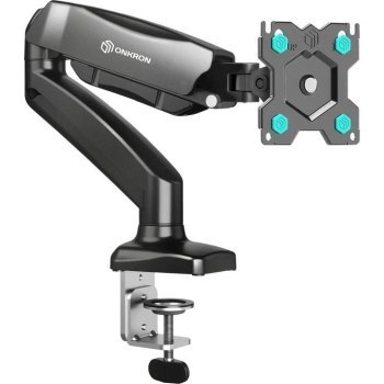 Uchwyt - ONKRON G80-B Uchwyt biurkowy obrotowo-nachylny do monitora 13 -32 maks 8 kg z obracaniem czarny