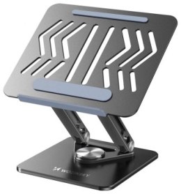 Uchwyt - Wozinsky podstawka pod laptopa 360° czarna + podstawka na telefon