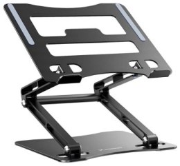 Uchwyt - Wozinsky podstawka pod laptopa czarna + podstawka na telefon