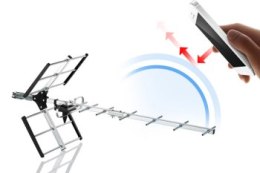 Antena zewnętrzna DVBT/T2 SV9354 (filtr 5G) One For All, do 50km, pasywna, czarna, Yagi TV Antenna