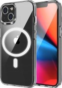 Futerał CLEAR MAG COVER (MID) kompatybilny z MagSafe do IPHONE 16 Pro transparentny