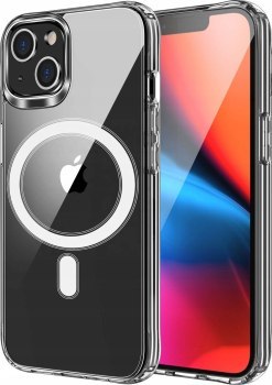 Futerał CLEAR MAG COVER (MID) kompatybilny z MagSafe do IPHONE 16 Pro transparentny