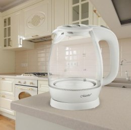 Czajnik elektryczny szklany 1 7L 2200W MR-063-WHITE MAESTRO