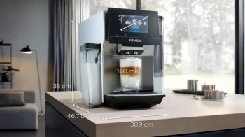 Ekspres ciśnieniowy Siemens TQ715R03 EQ700 (srebrny; 19 bar)