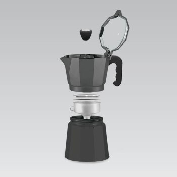 Kawiarka aluminiowa (3 filiżanki; 150 ml) MR-1666-3-BLACK MAESTRO