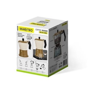Kawiarka aluminiowa MR-1657-3-BEIGE MAESTRO