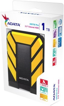 Dysk zewnętrzny HDD ADATA HD710 AHD710P-1TU31-CYL (1 TB; 2.5 ; USB 3.1; 8 MB; kolor żółty)