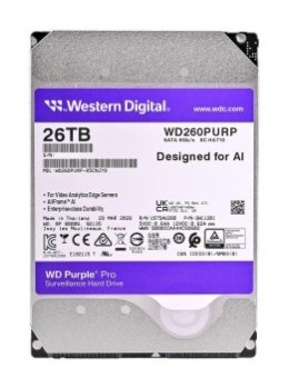 Dysk HDD WD Purple Pro WD260PURP (26 TB ; 3.5 ; 512 MB; 7200 obr/min)