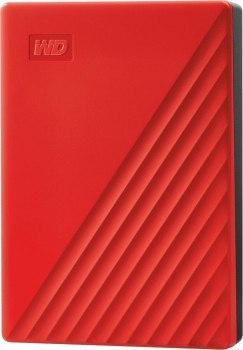 Dysk twardy WD My Passport 4TB czerwony (WDBPKJ0040BRD-WESN)