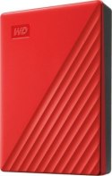 Dysk twardy WD My Passport 4TB czerwony (WDBPKJ0040BRD-WESN)
