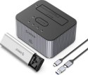Orico na 2 dyski z funkcją klonowania M.2 NVME 2,5''/3,5 HDD / 2,5'' SSD - szara