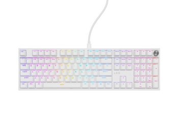 Genesis Thor 404 biała RGB Gateron Yellow Pro
