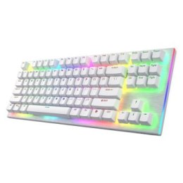 Klawiatura dla graczy Hator Gravity TKL mechaniczna biała (klawisze biało-szare)