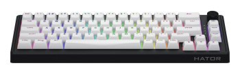 Klawiatura dla graczy Hator Skyfall 65 Wireless biało-czarna