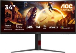AOC CU34G4Z - 34'' | Fast VA | UWQHD | 0.3ms | 240Hz