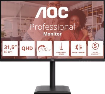 AOC Q32E4U 31.5inch 2560x1440 100Hz IPS Flat