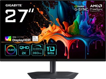 Gigabyte MO27Q3 - 360Hz | QHD | QD-OLED | 27''