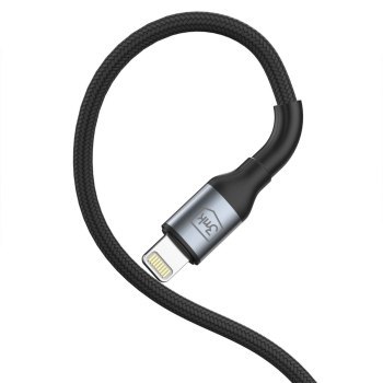 3mk Hyper Cable N-SERIES USB-A to Lightning 1m 5V/2.4A 12W Black