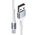 3mk Hyper Cable N-SERIES USB-A to USB-C 1m 9V/2A 18W White