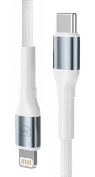 3mk Hyper Cable N-SERIES USB-C to Lightning 0.5m PD 3.0 9V/3A 27W White