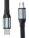 3mk Hyper Cable N-SERIES USB-C to Micro 3m QC 3.0 5V/2A 10W Black