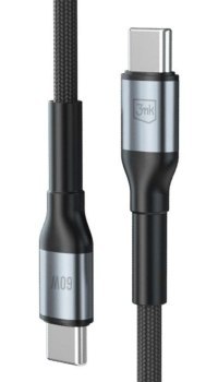 3mk Hyper Cable N-SERIES USB-C to USB-C 0.5m PD 3.0 QC 3.0 20V/3A 60W Black