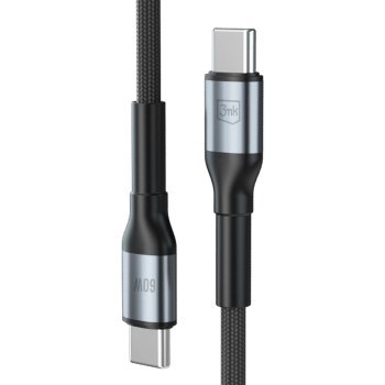 3mk Hyper Cable N-SERIES USB-C to USB-C 2m 20V/3A 60W Black