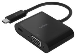 Belkin Przejściówka USB-C na VGA z funkcją ładowania 60W