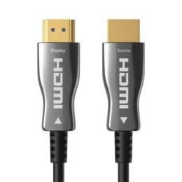 Claroc Kabel optyczny HDMI 2.0 AOC 4K@60Hz 15 m