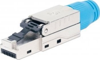 Intellinet 791199 Wtyk modularny RJ45 Cat8.1 beznarzędziowy, STP