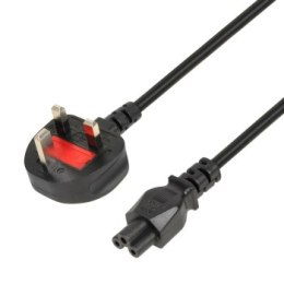 KABEL ZASILAJĄCY I-BOX DO NOTEBOOKÓW (KONICZYNKA) VDE 3X0 75MM MIEDŹ WTYCZKA UK