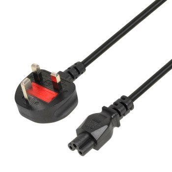KABEL ZASILAJĄCY I-BOX DO NOTEBOOKÓW (KONICZYNKA) VDE 3X0 75MM MIEDŹ WTYCZKA UK