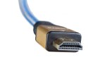 Kabel IBOX HD04 ULTRAHD 4K 1 5M V2.0 ITVFHD04 (HDMI M - HDMI M; 1 5m; kolor niebieski)