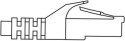 LogiLink 0.25m biały