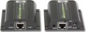 Techly 100709 Extender HDMI po skrętce Cat6 / Cat6a / Cat7 RJ45, do 40m, EDID, IR, POE/POC