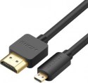 UGREEN HD127 Kabel micro HDMI - HDMI 4K 3D 1.5m (czarny)