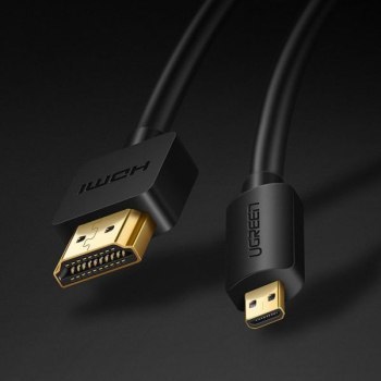 UGREEN HD127 Kabel micro HDMI - HDMI 4K 3D 1.5m (czarny)
