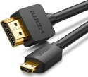 UGREEN HD127 Kabel micro HDMI - HDMI 4K 3D 1m (czarny)