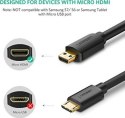 UGREEN HD127 Kabel micro HDMI - HDMI 4K 3D 3m (czarny)