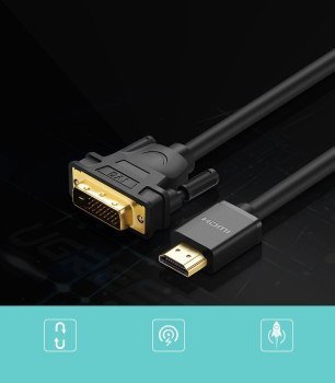 UGREEN HDMI - DVI 4K 1m (czarny)