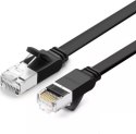 UGREEN NW101 z metalowymi wtyczkami, Ethernet RJ45, Cat.6, UTP, 5m (czarny)
