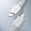 UGREEN US171 USB-C do Lightning 3A, 0.25m (biały)