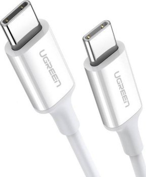 UGREEN US264 USB-C do USB-C, 60W, 1.5m (biały)