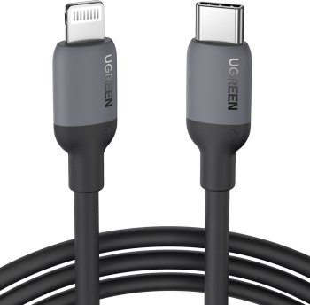 UGREEN US387 USB-C do Lightning, 1m (czarny)