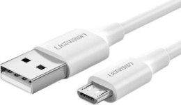 UGREEN USB do Micro USB QC 3.0 2.4A 1m (biały)