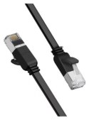 UGREEN z metalowymi wtyczkami, Ethernet RJ45, Cat.6, UTP, 0.5m (czarny)