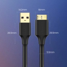 Ugreen US130 USB 3.0 - microUSB 3.0 2m czarny