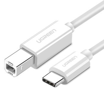 Ugreen US241 USB 2.0 C-B do drukarki 1.5m biały