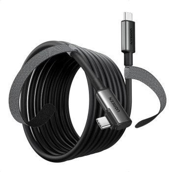 Ugreen kabel kątowy USB-C - USB-C 5m US551 (czarny)