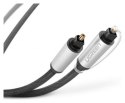 Ugreen optyczny Toslink Audio, aluminiowy z oplotem, 1m szary